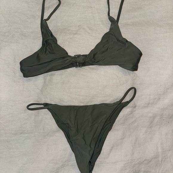 Tobi Dark Green Olive Bikini Set - Picture 2 of 5